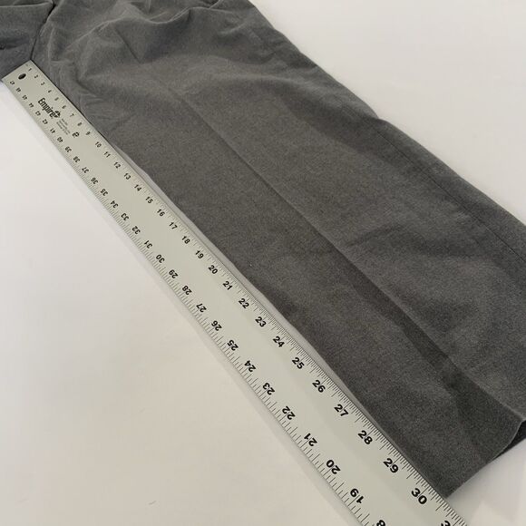 J Crew Bowery Pants Men 33x32 Dark Gray Dress Slacks Trouser Office Career Work - Picture 8 of 9